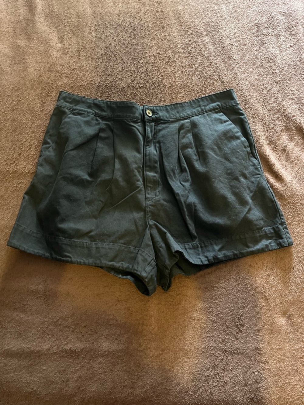Women’s XL Joie Black Linen & Cotton Pleated Shorts